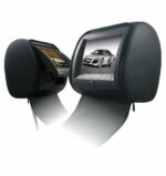 7" Προσκέφαλο DVD/USB player σε Μαύρο Χρώμα με φερμουάρ (τεμάχιο)