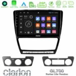Clarion GL700 Lite Series 8Core Android11 2+32GB Skoda Octavia 5 Navigation Multimedia Tablet 10" Με Carplay & Android Auto