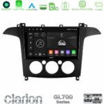 Clarion GL700 Series 8Core Android11 4+64GB Ford S-Max 2006-2008 (manual A/C) Navigation Multimedia Tablet 9" Με Carplay & Android Auto