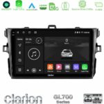 Clarion GL700 Series 8Core Android11 4+64GB Toyota Corolla 2007-2012 Navigation Multimedia Tablet 9" Με Carplay & Android Auto