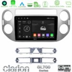 Clarion GL700 Series 8Core Android11 4+64GB VW Tiguan Navigation Multimedia Tablet 9" Με Carplay & Android Auto