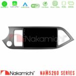 Nakamichi NAM5260 Series 4Core Android12 4+64GB Kia Picanto Navigation Multimedia Tablet 9" Με Carplay & Android Auto