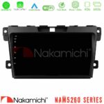 Nakamichi NAM5260 Series 4Core Android12 4+64GB Mazda CX-7 2007-2011 Navigation Multimedia Tablet 9" Με Carplay & Android Auto