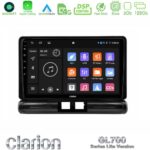 Clarion GL700 Lite Series 8Core Android11 6+128GB Citroen C3 2016-> Navigation Multimedia Tablet 9" Με Carplay & Android Auto