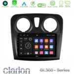 Clarion GL300 Series 4Core Android11 2+32GB Dacia Dokker Navigation Multimedia Tablet 9" Με Carplay & Android Auto