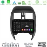 Clarion GL700 Series 8Core Android13 4+64GB Nissan Micra 2013-2016 Navigation Multimedia Tablet 9" Με Carplay & Android Auto