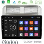 Clarion GL300 Series 4Core Android11 2+32GB Fiat Grande Punto 2006-2011 Navigation Multimedia Tablet 9" Με Carplay & Android Auto