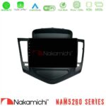 Nakamichi NAM5260 Series 4Core Android12 4+64GB Chevrolet Cruze 2009-2012 Navigation Multimedia Tablet 9" Με Carplay & Android Auto