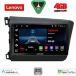 LENOVO LVE 81904D_CPAA (9inc) MULTIMEDIA TABLET for HONDA CIVIC  4Doors mod. 2012-2016