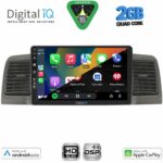 DIGITAL IQ BXC 3712GR_CPAA (9inc) MULTIMEDIA TABLET for TOYOTA COROLLA mod. 2001-2006 (GREY) - Image 2