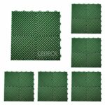 DIGITAL IQ PLASTIC FLOOR TILES 6TEM (GREEN)