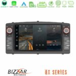 Bizzar Toyota Corolla 2002-2006 8core Android14 4+64GB Navigation Multimedia Deckless 7" με Carplay/AndroidAuto (OEM Style)