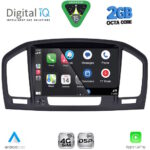 DIGITAL IQ BLF 314BL_CPA (8" DECK) MULTIMEDIA SYSTEM for OPEL INSIGNIA mod. 2008-2013 (BLACK) - Image 2