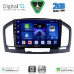 DIGITAL IQ BXC 3491BL_CPAA (9inc) MULTIMEDIA TABLET for OPEL INSIGNIA  mod. 2008-2013 (BLACK)