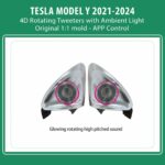 DIGITAL IQ AMBIENT TS 3922 TESLA MODEL Y mod. 2021-2024 (Ambient Light 4D Rotating Tweeters)