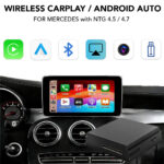 DIGITAL IQ BZ 684F CPAA (WIRELESS CARPLAY / ANDROID AUTO BOX for MERCEDES mod. 2012-2015 with NTG 4.5/4.7 - 2 CAMERAS)