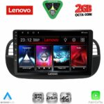 LENOVO LVF 5130BL_CPA (9inc) MULTIMEDIA TABLET for FIAT 500 mod. 2007-2015 (BLACK)