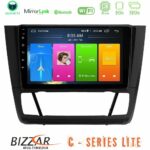 Bizzar C Series Lite 4Core Android14 2+32GB  BMW 1Series Lite  E81/E82/E87/E88 (AUTO A/C) Navigation Multimedia Tablet 9"