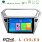 Bizzar C Series Lite 4Core Android14 2+32GB  Citroën C-Elysée / Peugeot 301 Navigation Multimedia Tablet 9"