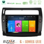 Bizzar C Series Lite 4Core Android14 2+32GB  Citroen C4 2004-2010 Navigation Multimedia Tablet 9" (μαύρο χρώμα)