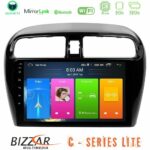 Bizzar C Series Lite 4Core Android14 2+32GB  Mitsubishi Space Star 2013-2016 Navigation Multimedia Tablet 9"