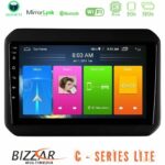 Bizzar C Series Lite 4Core Android14 2+32GB  Suzuki Ignis Navigation Multimedia Tablet 9"