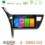 Bizzar C Series Lite 4Core Android14 2+32GB  Toyota Corolla 2017-2018 Navigation Multimedia Tablet 10"