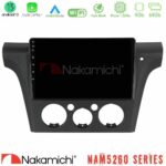 Nakamichi NAM5260 Series 4Core Android13 4+64GB Mitsubishi Outlander 2002 – 2007 Navigation Multimedia Tablet 9" Με Carplay & Android Auto