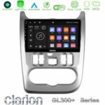 Clarion GL300+ Series 4Core Android11 4+64GB  Dacia Duster/Sandero/Logan Navigation Multimedia Tablet 9"