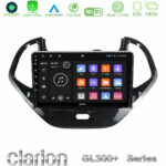 Clarion GL300+ Series 4Core Android11 4+64GB Ford KA 2016-2020 Navigation Multimedia Tablet 9"