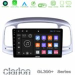 Clarion GL300+ Series 4Core Android11 4+64GB  Hyundai Accent 2006-2011 Navigation Multimedia Tablet 9"