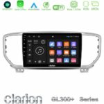 Clarion GL300+ Series 4Core Android11 4+64GB  Kia Sportage 2018-2021 Navigation Multimedia Tablet 9"