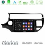 Clarion GL300+ Series 4Core Android11 4+64GB  Kia Rio 2015-2017 Navigation Multimedia Tablet 9"
