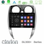 Clarion GL300+ Series 4Core Android11 4+64GB  Nissan Note 2013-2018 Navigation Multimedia Tablet 10"