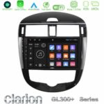 Clarion GL300+ Series 4Core Android11 4+64GB  Nissan Pulsar 2015-2018 Navigation Multimedia Tablet 9"