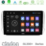 Clarion GL300+ Series 4Core Android11 4+64GB  Peugeot 208/2008 Navigation Multimedia Tablet 10"
