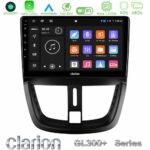 Clarion GL300+ Series 4Core Android11 4+64GB  Peugeot 207 Navigation Multimedia Tablet 9"