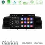 Clarion GL300+ Series 4Core Android11 4+64GB  Toyota Corolla 2002-2006 Navigation Multimedia Tablet 9"   (Black)
