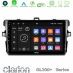 Clarion GL300+ Series 4Core Android11 4+64GB  Toyota Corolla 2007-2012 Navigation Multimedia Tablet 9"