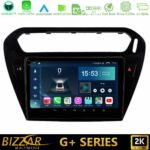 Bizzar G+ Series Citroen C-Elysee / Peugeot 301 8core Android14 6+128GB Navigation Multimedia Tablet 9"
