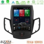 Bizzar Tesla Series 8Core Android13 4+64GB Ford Fiesta 2012-2016 Navigation Multimedia Tablet 9.7"