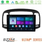 Bizzar Ultra Series Hyundai Accent 2006-2011 8core Android13 8+128GB Navigation Multimedia Tablet 9"