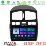 Bizzar Ultra Series Hyundai Santa Fe 2000-2006 8core Android13 8+128GB Navigation Multimedia Tablet 9"
