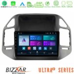 Bizzar Ultra Series Mitsubishi Pajero 2002-2006 8core Android13 8+128GB Navigation Multimedia Tablet 9"
