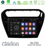 Clarion GL700 Lite Series 8Core Android11 2+32GB Citroen C-Elysee / Peugeot 301 Navigation Multimedia Tablet 9" Με Carplay & Android Auto