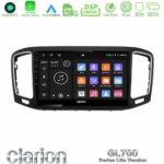 Clarion GL700 Lite Series 8Core Android11 2+32GB VW Sharan 2015-2023 Navigation Multimedia Tablet 9" Με Carplay & Android Auto