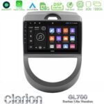Clarion GL700 Lite Series 8Core Android11 6+128GB Kia Soul 2009-2011 Navigation Multimedia Tablet 9" Με Carplay & Android Auto
