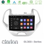Clarion GL300 Series 4Core Android11 2+32GB Ford KA 2016-2020 Navigation Multimedia Tablet 9" Με Carplay & Android Auto