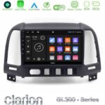Clarion GL300 Series 4Core Android11 2+32GB Hyundai Santa Fe 2006-2013 Navigation Multimedia Tablet 9" Με Carplay & Android Auto