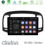 Clarion GL300 Series 4Core Android11 2+32GB Hyundai Accent 2006-2011 Navigation Multimedia Tablet 9" Με Carplay & Android Auto